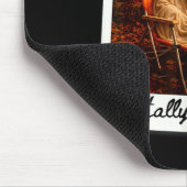 Lustig mental bin ich hier Geist Meme fallen Herbs Mousepad (Ecke)