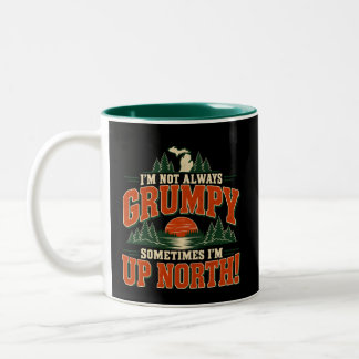 Lustig Michigan Up North Mürrisch Zweifarbige Tasse