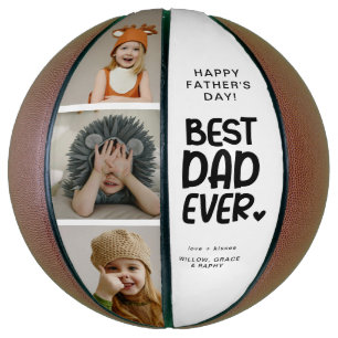 Lustig Moderne 'BESTER VATER ALLE ZEIT' 3 Foto Basketball
