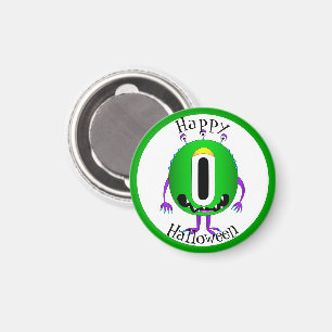 Lustig, Monster, Halloween Magnet