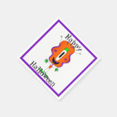 Lustig, Monster, Halloween Serviette (Ecke)