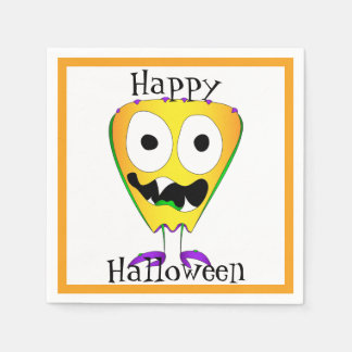 Lustig, Monster, Halloween Serviette