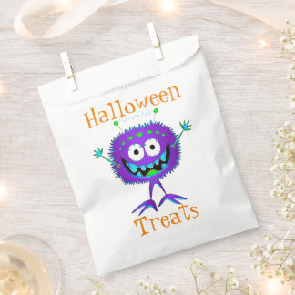 Lustig, Monster, Halloween "Süßigkeiten" Geschenktütchen