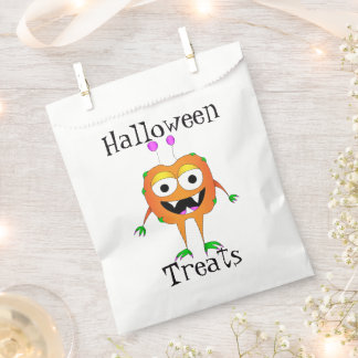 Lustig, Monster, Halloween "Süßigkeiten" Geschenktütchen