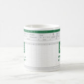 lustig müde als Buchhalter , Funny Accountant Kaffeetasse (Mittel)