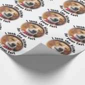 Lustig nahm ich die Schuld für Ihre Furz! Beagle Geschenkpapier (Ecke)