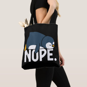 Lustig Nein Heute Nicht Fauler Pinguin Tierliebhab Tasche