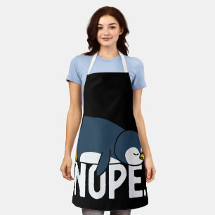 Lustig Nein Nicht Heute Fauler Pinguin Tierliebhab Schürze