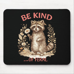 Lustig, nett, irgendwie wild, Waschbär, sarkastisc Mousepad
