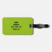 Lustig NICHT Deine Tasche Gepäckanhänger (Rückseite horizontal)