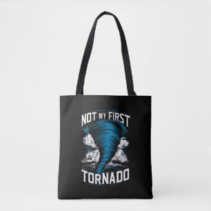 Lustig Nicht Mein Erster Tornado Retro-Sturmjäger  Tasche
