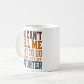Lustig Nicht Meine Tochter Kaffeetasse (Vorderseite Links)