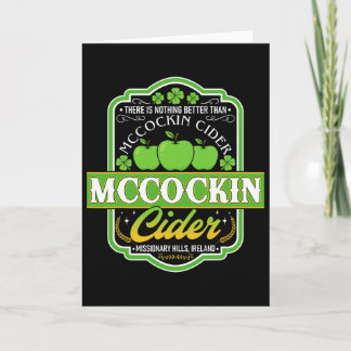 Lustig Nichts Besser Als Mcin Cider St. Patricks  Karte