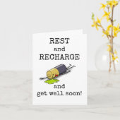 Lustig, Niedlich, bald gut ausgehen Karte (Gelbe Blume)