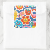 lustig niedlicher Sticker zeichnend (Tasche)