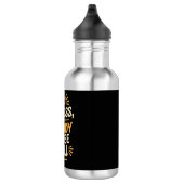 Lustig Nutzlos Sarkastisch Edelstahlflasche (Rechts)