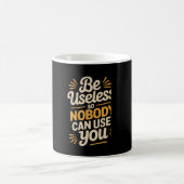 Lustig Nutzlos Sarkastisch Kaffeetasse (Mittel)