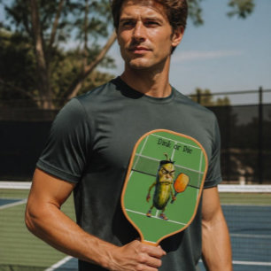 Lustig oder stirb Funny Dill Pickleball Schläger