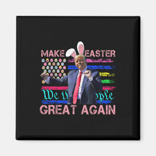 Lustig: Ostern großartig machen, Trump tanzt Oster Magnet
