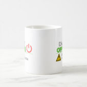 LUSTIG! „Papa ist offline“ Kaffeetasse (Mittel)