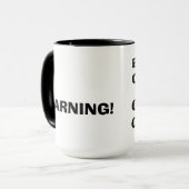 Lustig passen Sie von der verrückten Katzen-Dame Tasse (Vorderseite Links)