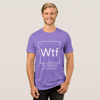 Lustig, Periodensystem Stil Tri-Blend Shirt