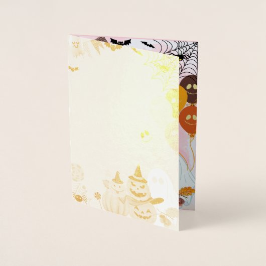 lustig pinkghost halloween Template Einladung (Vorderseite)