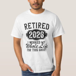 Lustig Rentner 2026 Ich Habe Mein Ganzes Leben Gea T-Shirt