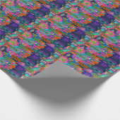 Lustig Retro Geschenkpapier (Ecke)