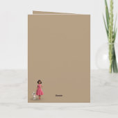 Lustig Retro Karte (Rückseite)