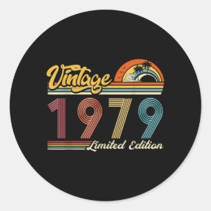 Lustig Retro Vintage _limitierte Auflage_ Vintage Runder Aufkleber
