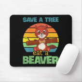 Lustig Rette Den Baum Iss Den Biber Für Erde Flugz Mousepad (Mit Mouse)
