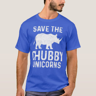 Lustig Rette die dicken Einhörner Rhino Vintage T-Shirt