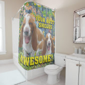 Lustig riecht Ihr Hintern fantastischen Duschvorhang (Beispiel)