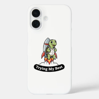 Lustig sarkastisch gebe mein Bestes iPhone 16 Hülle