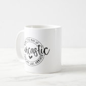 Lustig Sarkastisch  Kaffeetasse (Vorderseite Links)
