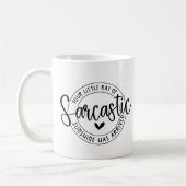 Lustig Sarkastisch  Kaffeetasse (Links)