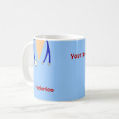 Lustig scheuert Krankenschwester-wunderlichen Kaffeetasse (Vorderseite Links)