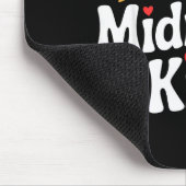 Lustig Sie ist mein Mitternachts-Kuss Valentinstag Mousepad (Ecke)