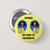 Lustig simsen Sie Button (Vorne & Hinten)