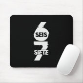 Lustig Six Seven auf Spanisch Seis Siete 67 Brainr Mousepad (Mit Mouse)
