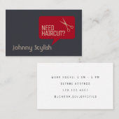 Lustig stehen Sie heraus Art Visitenkarte (Vorne/Hinten)