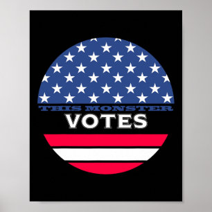 Lustig stimmt dieses Monster Anti-Trump Biden Harr Poster