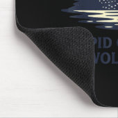 Lustig Süß Dumm Kanadischer Wolf Vogel Loon Mousepad (Ecke)