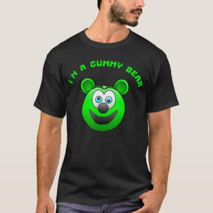Lustig süß Ich bin ein Gummibärchen Cartoon-Famili T-Shirt
