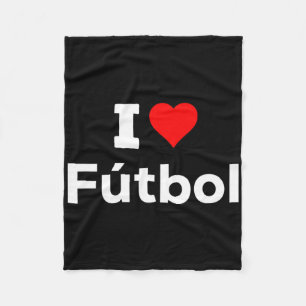 Lustig Süß Ich Herz Liebe Fußball Sport Fußball Sp Fleecedecke