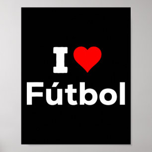 Lustig Süß Ich Herz Liebe Fußball Sport Fußball Sp Poster