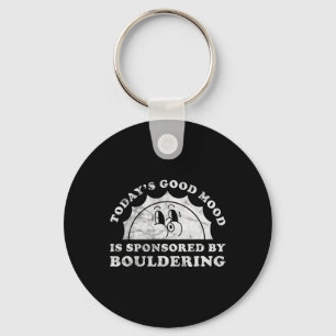 Lustig Süß Retro Vintage Bouldering Felsenklettern Schlüsselanhänger