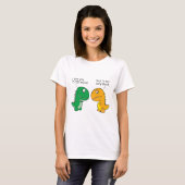 Lustig-t-Rex-klein-ArmCartoon T-Shirt (Vorne ganz)