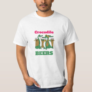 LUSTIG! T-Shirt Krokodil BIERE -  Lustig